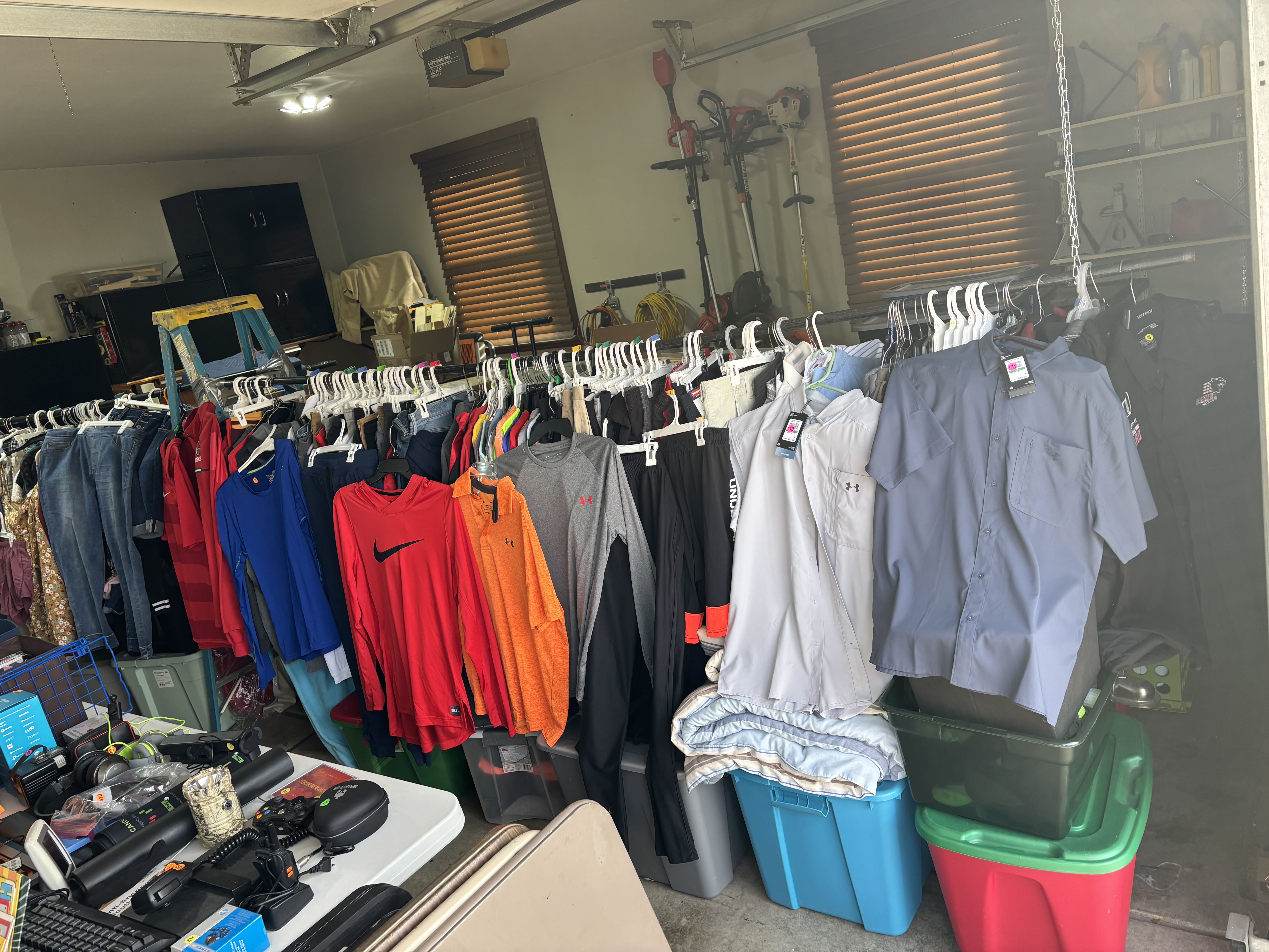 huge multi family garage sale photo