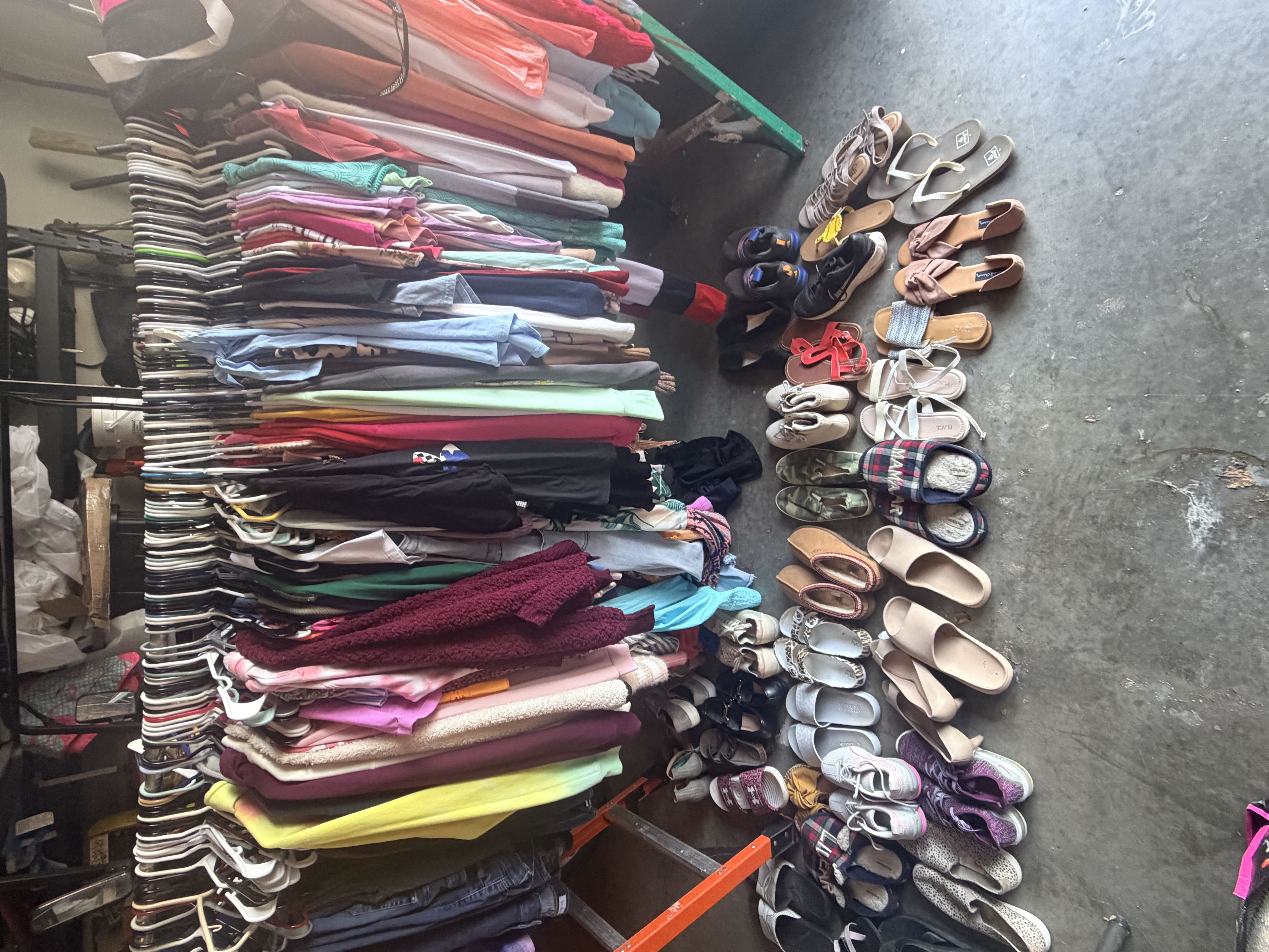 yard sale name brand clothes