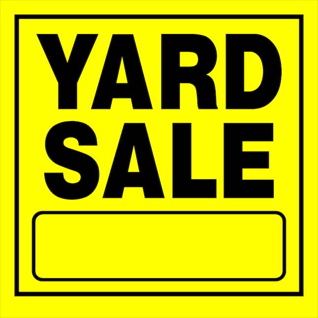 yard sale 5/30