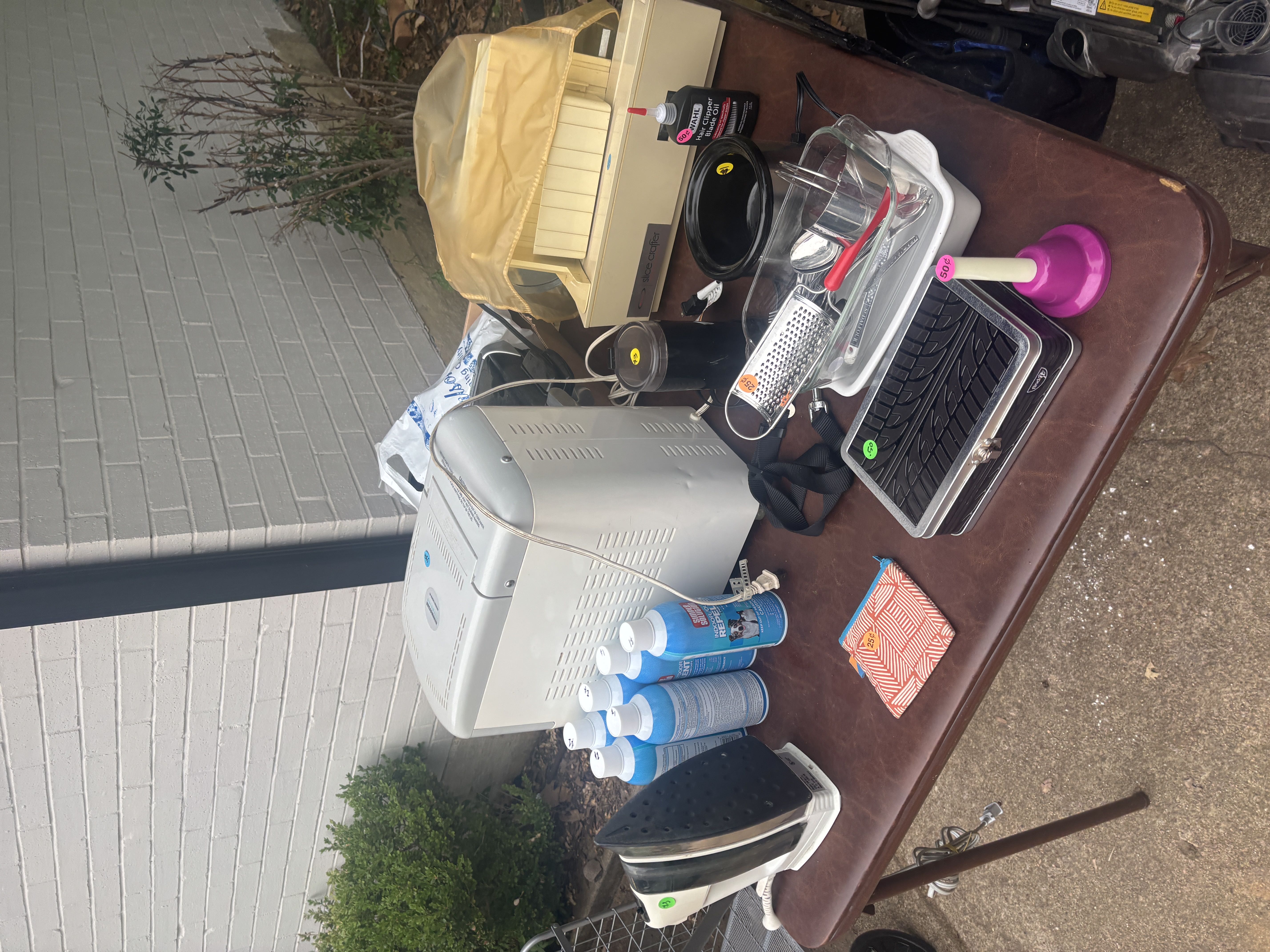 Family garage sale near estate sale photo