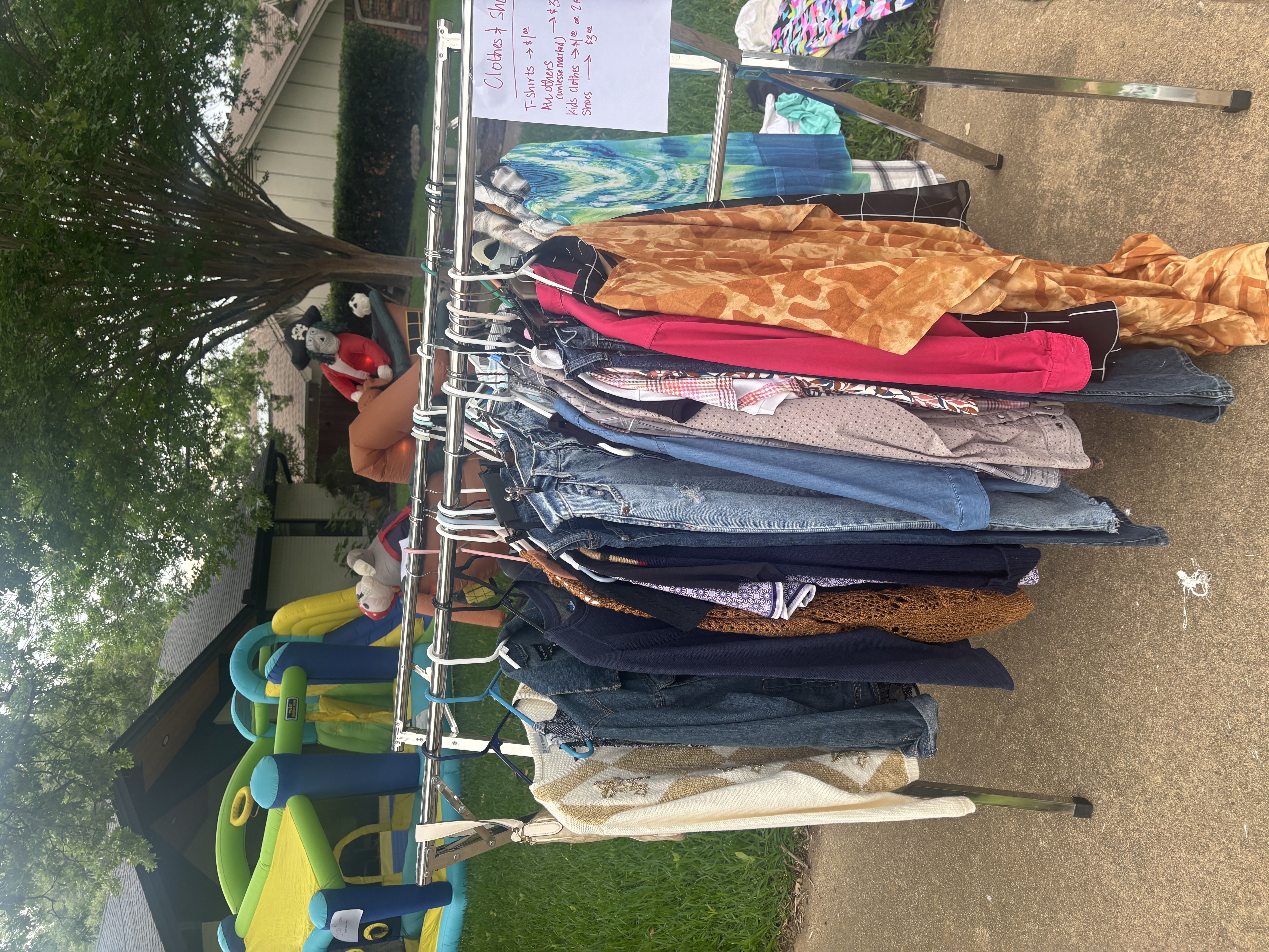 Family garage sale near estate sale photo