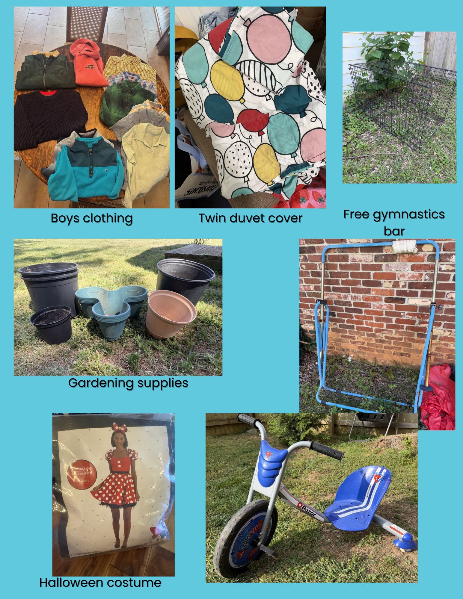 yard sale Saturday, May 30 photo