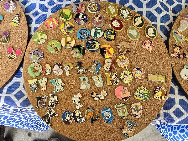 Disney pins and yard sale. Thurs until 8p. Fri-Sun 9a-5p photo