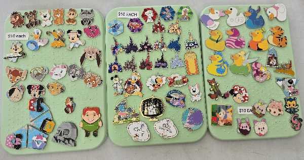 Disney pins and yard sale. Thurs until 8p. Fri-Sun 9a-5p cover