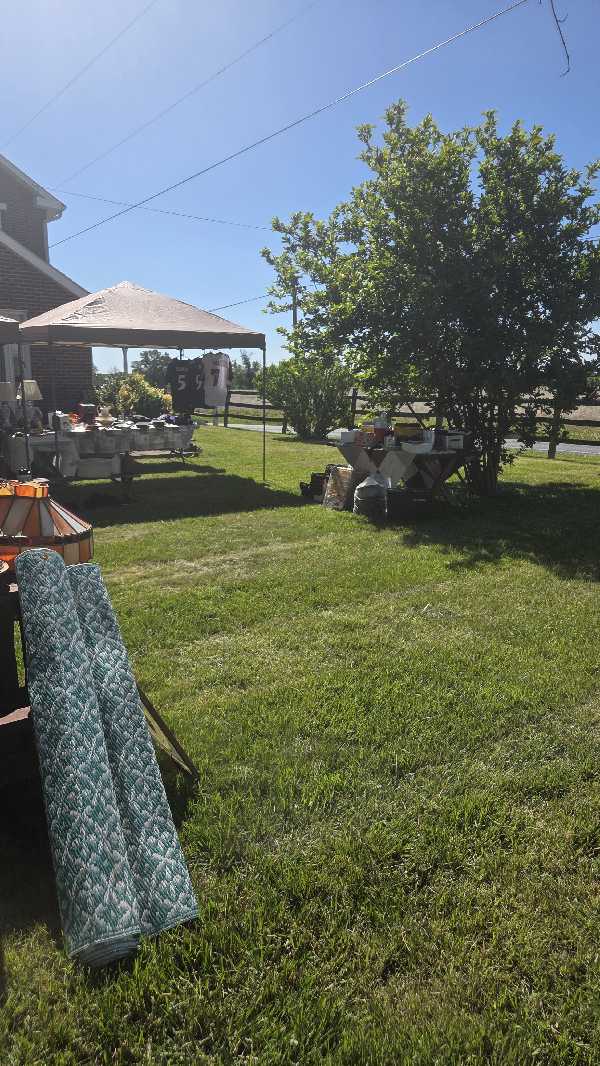 yard sale, vintage items, clothing, and more photo