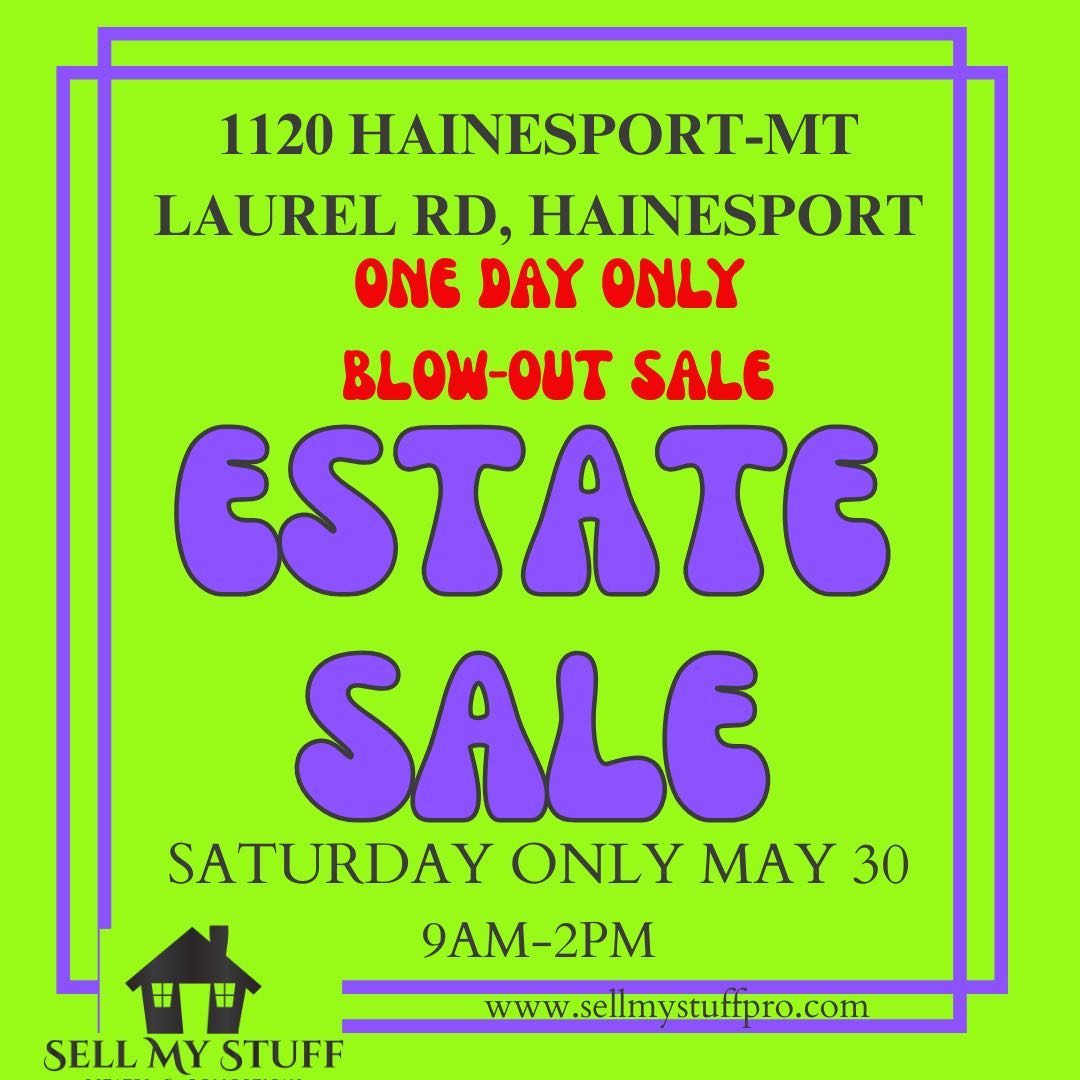 Sell My Stuff HAINESPORT, NJ Estate Sale photo
