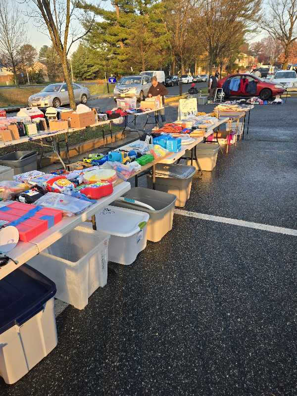 Indoor Mega flea Market Yard sale in a 4 Level Garage Wow photo