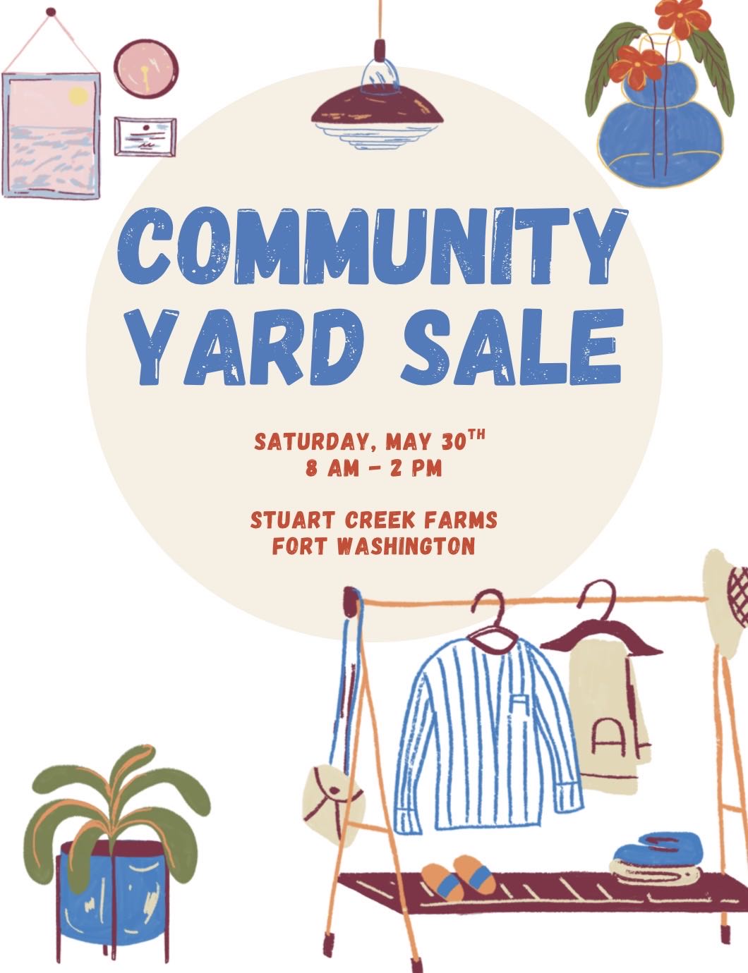 May 30th - Community Wide Yard Sale - Fort Washington photo