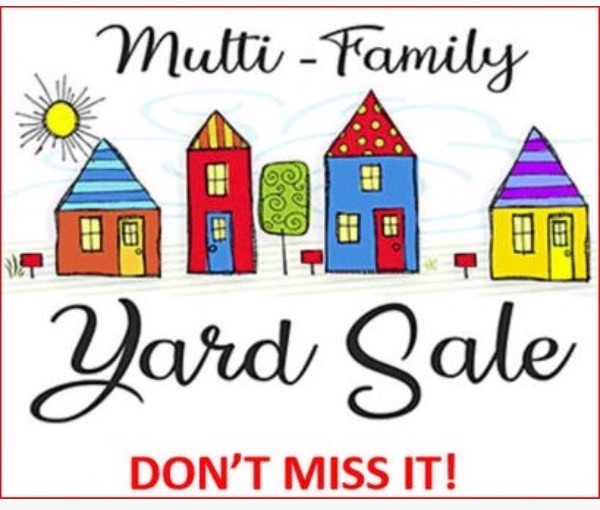 multi-family yard sale