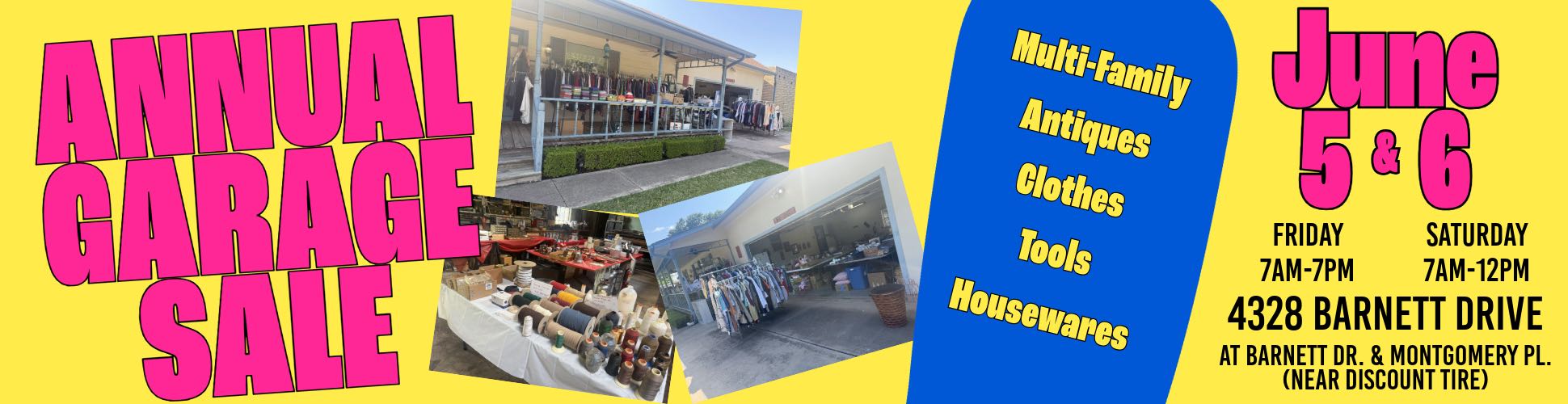 annual garage sale photo