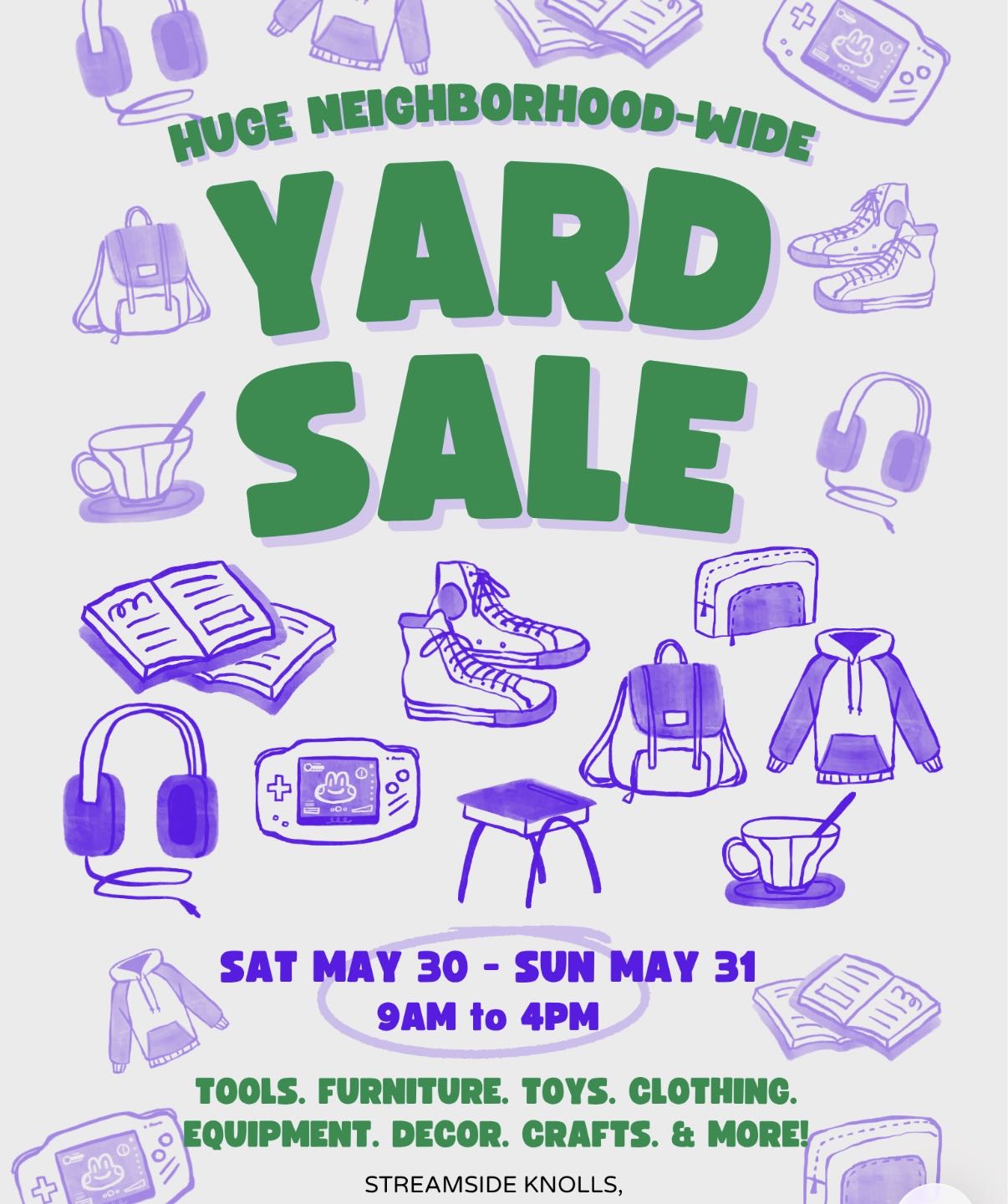 Community Neighborhood Yard Sale photo