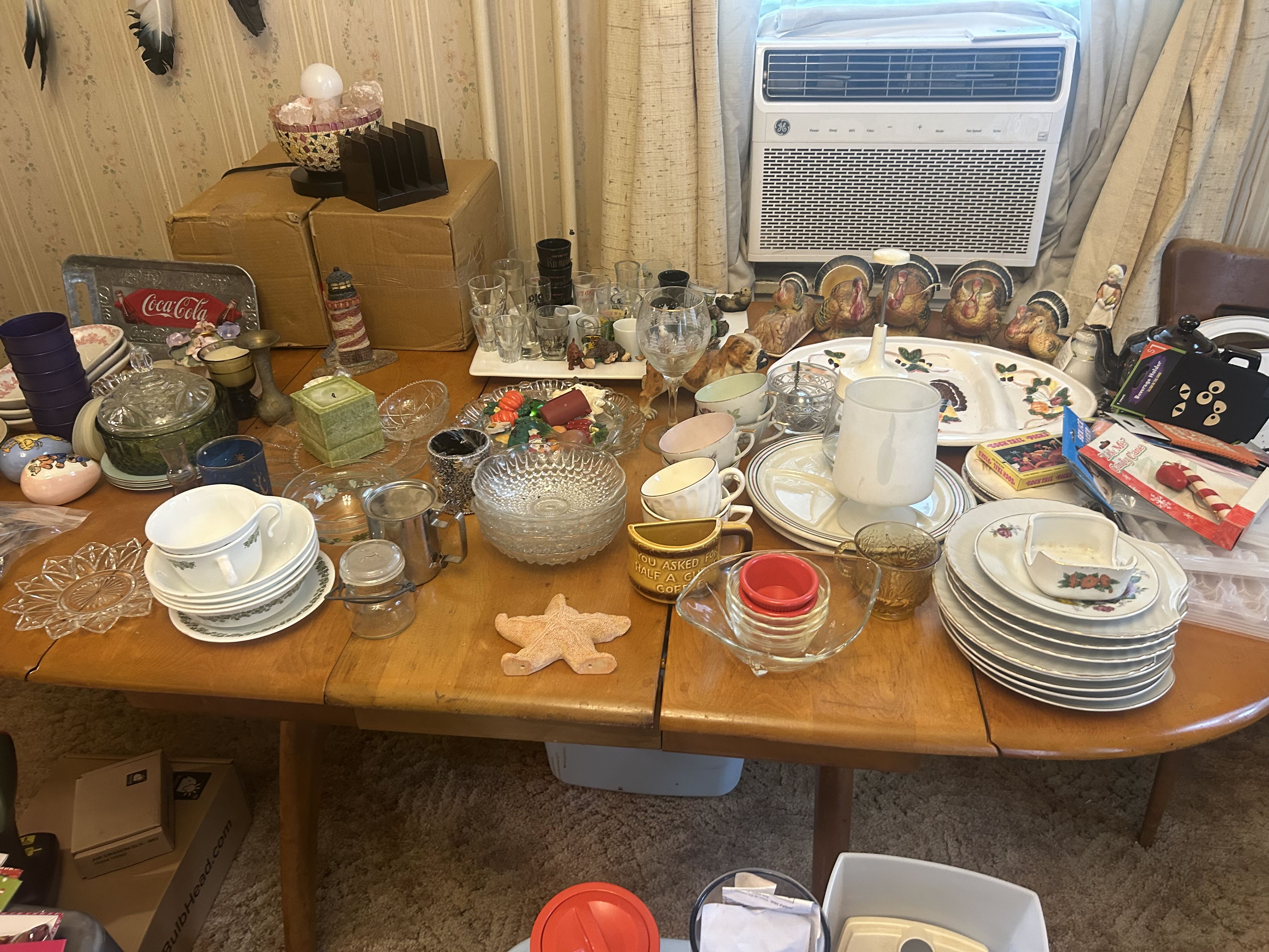 inside yard sale photo