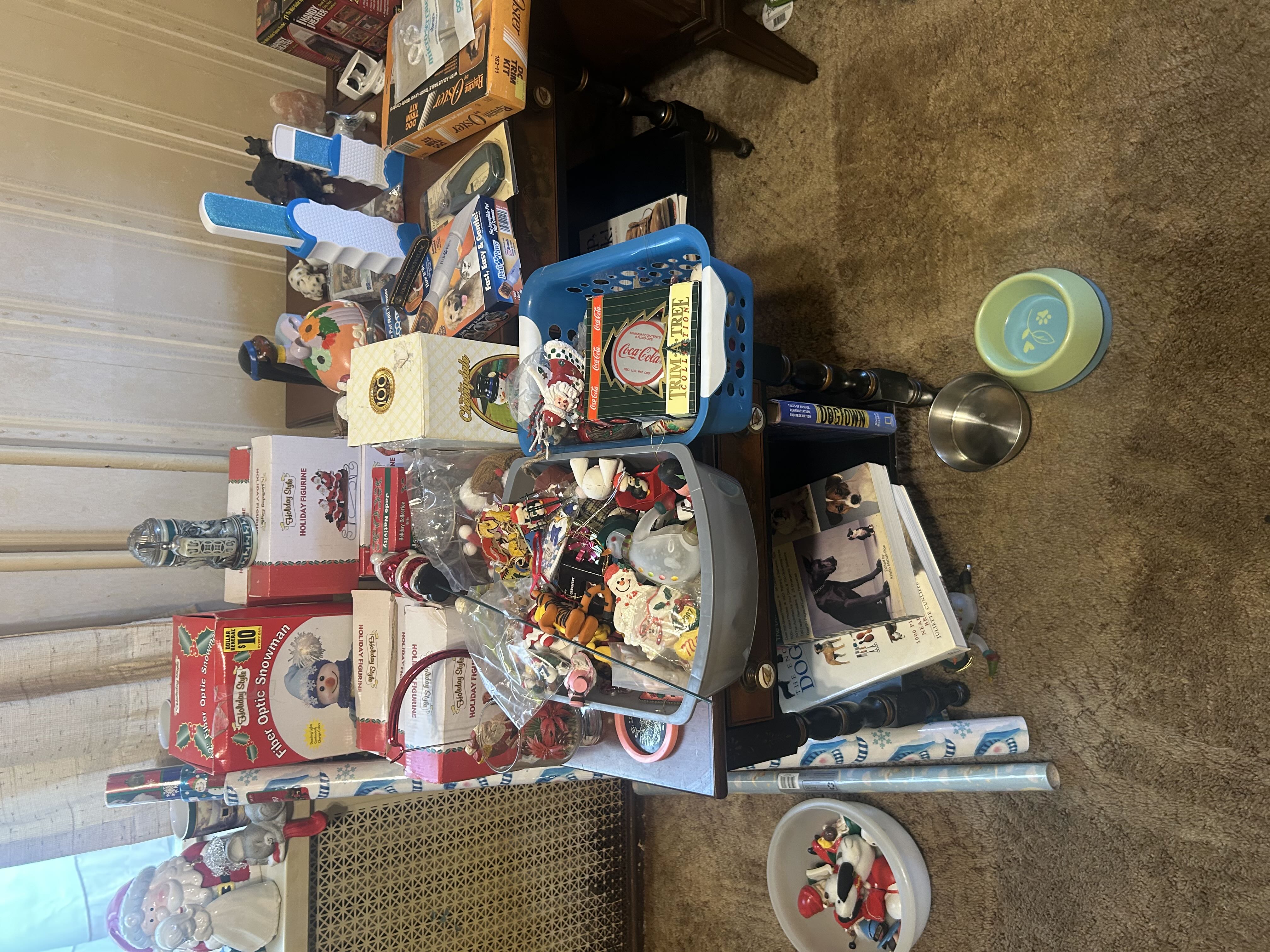 inside yard sale photo