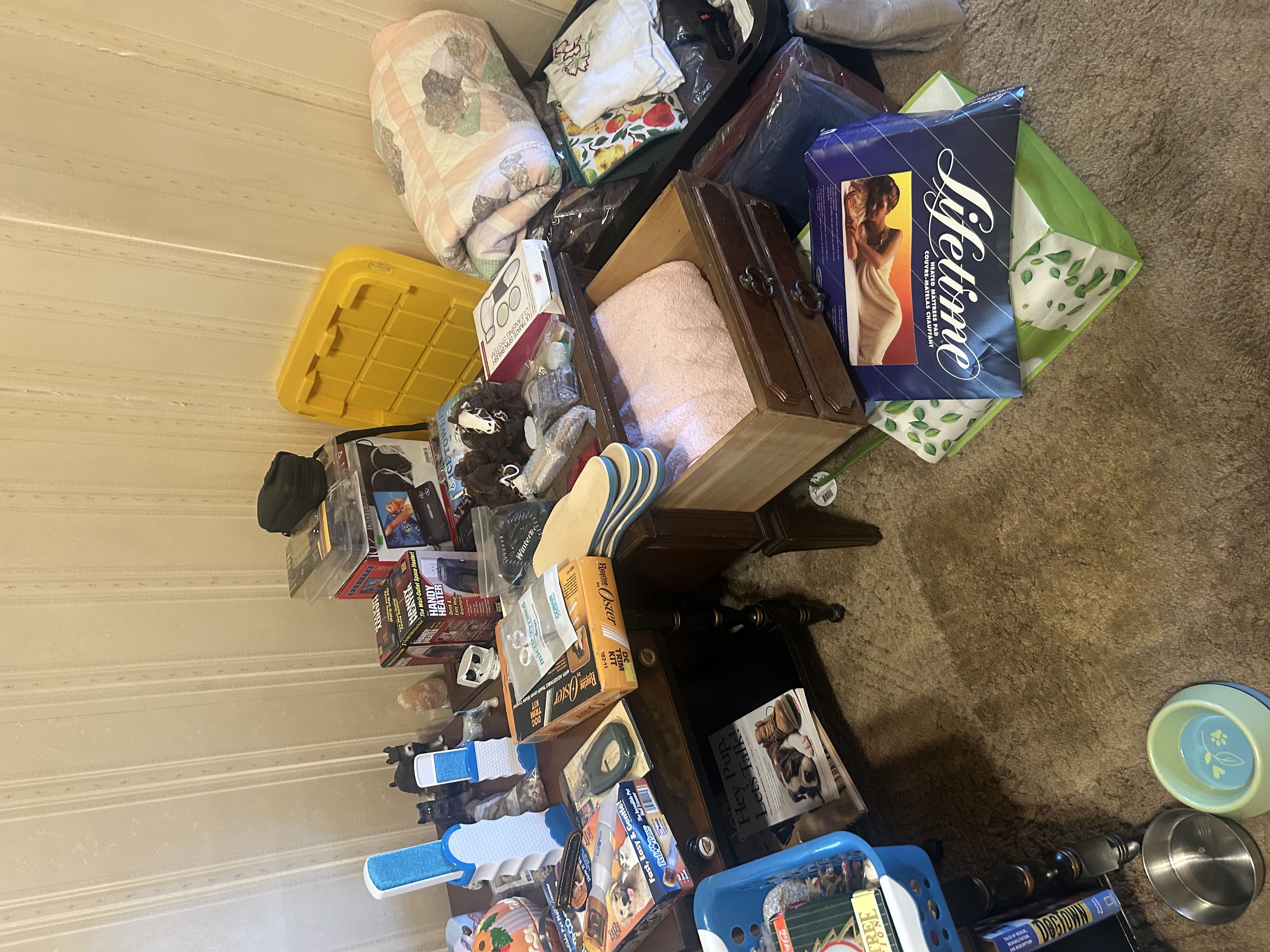 inside yard sale photo