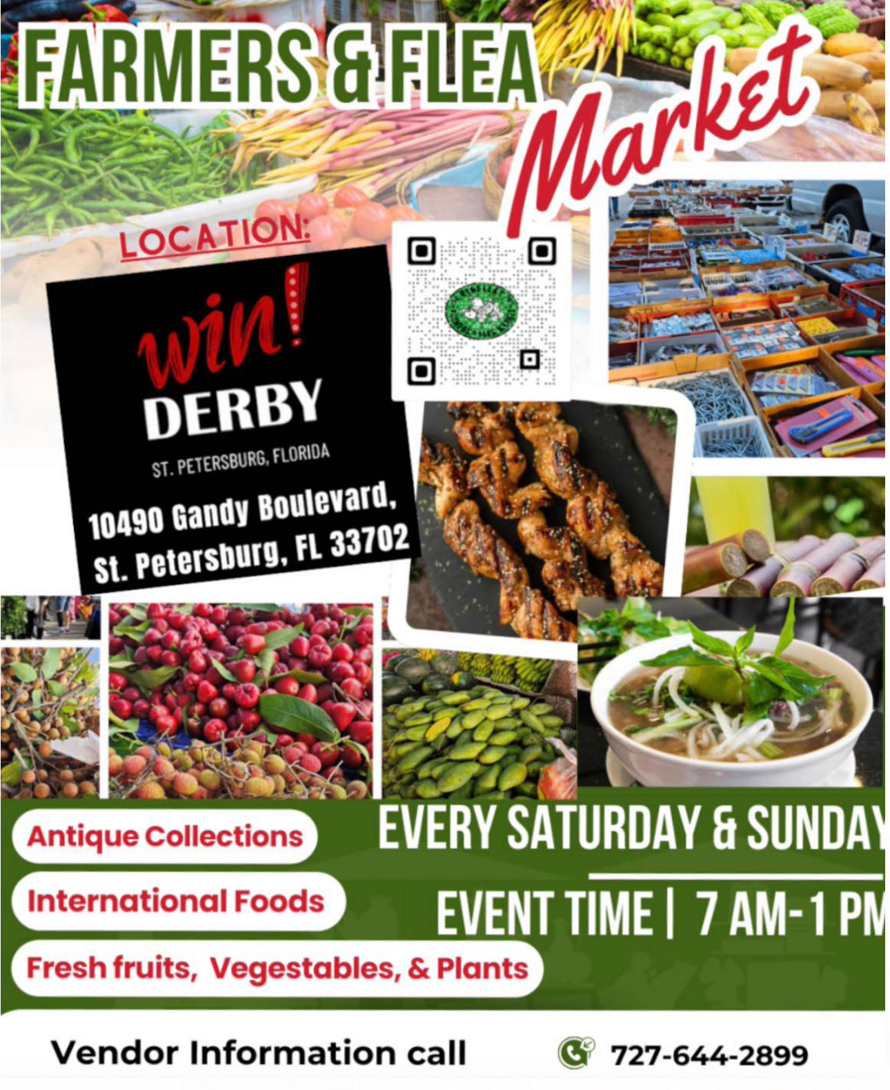 RAIN OR SHINE Pinellas Farmers & Flea Market