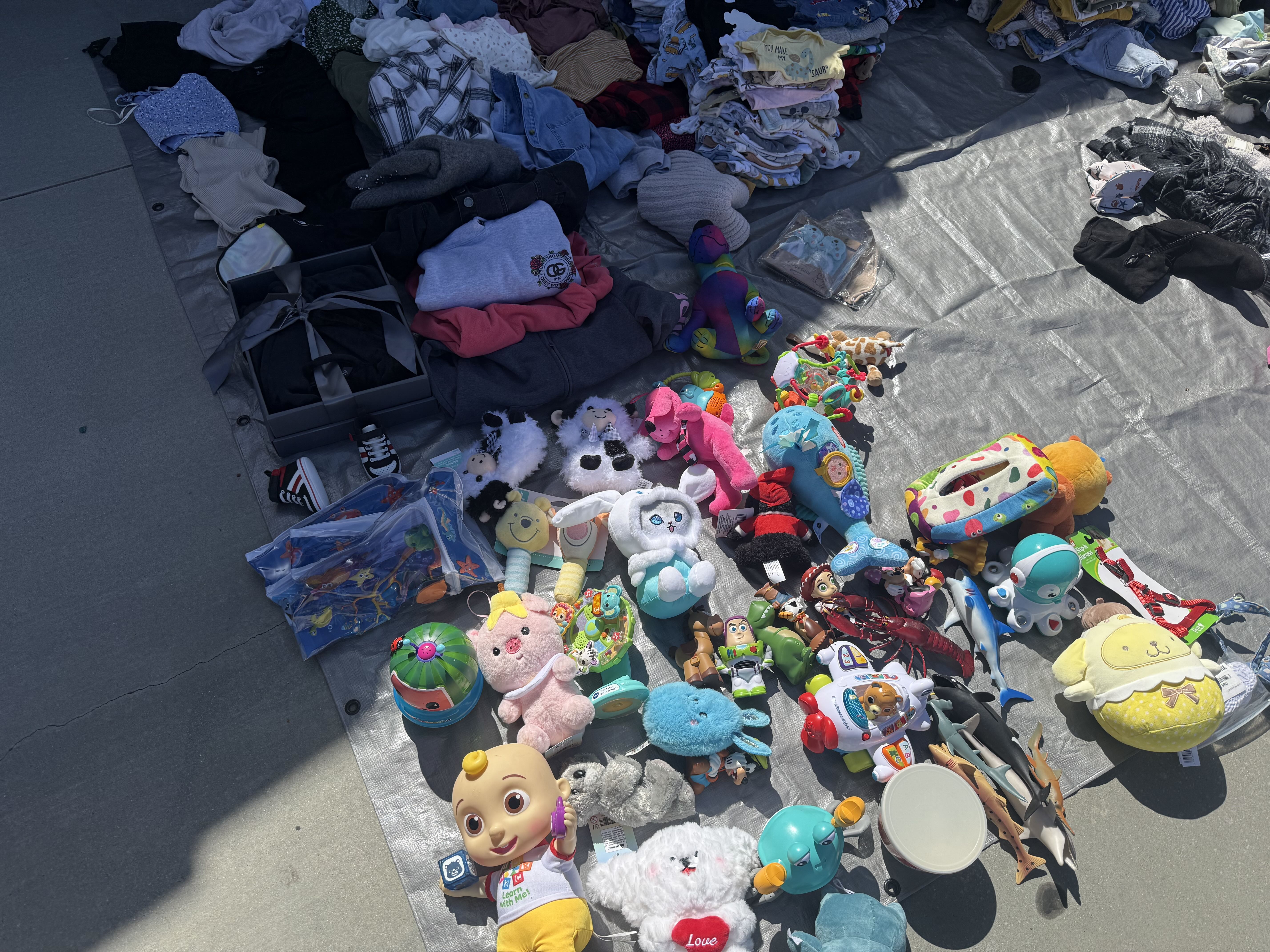 Yard Sale Toys Clothes Men Women Kids photo