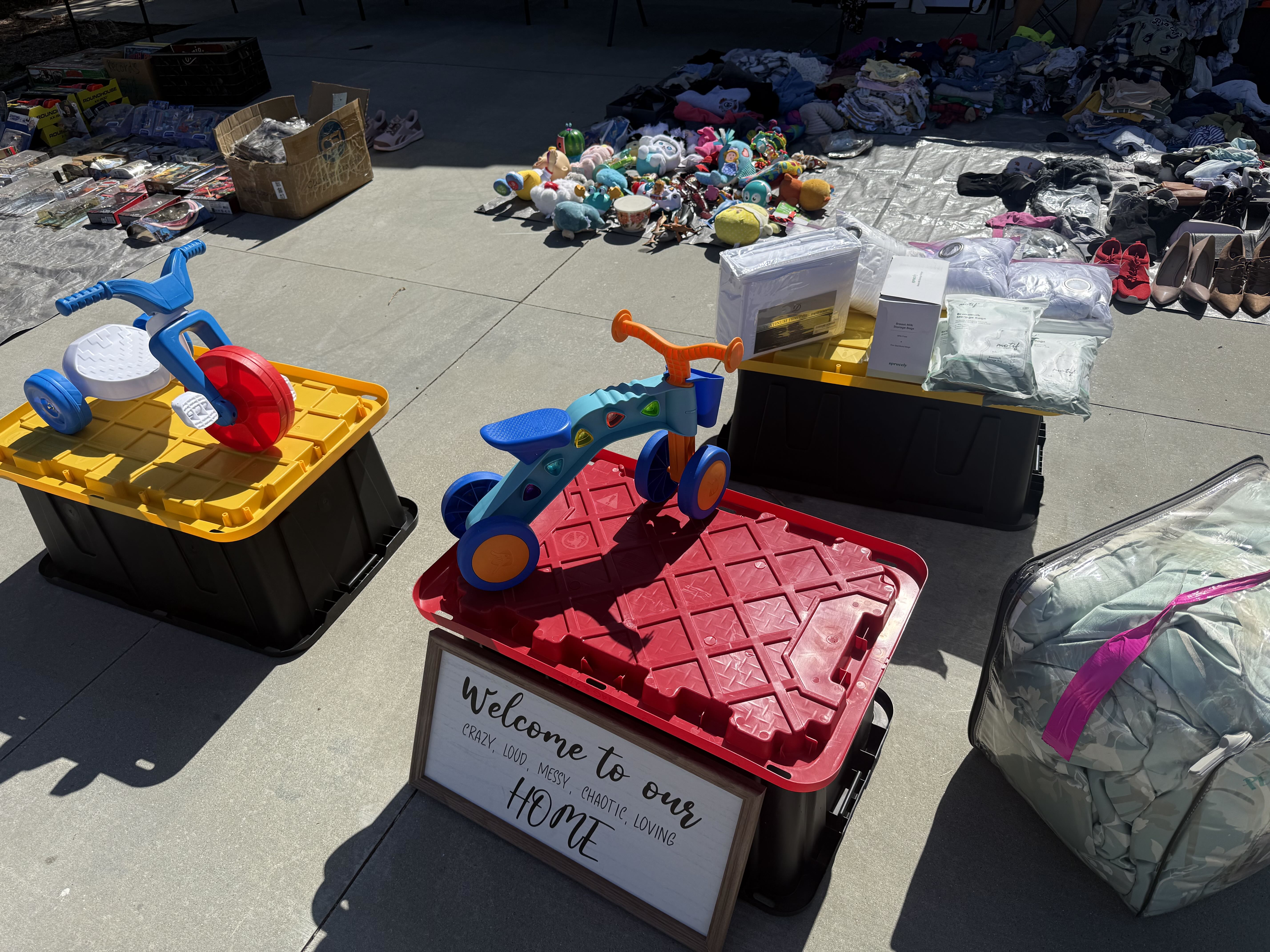 Yard Sale Toys Clothes Men Women Kids photo
