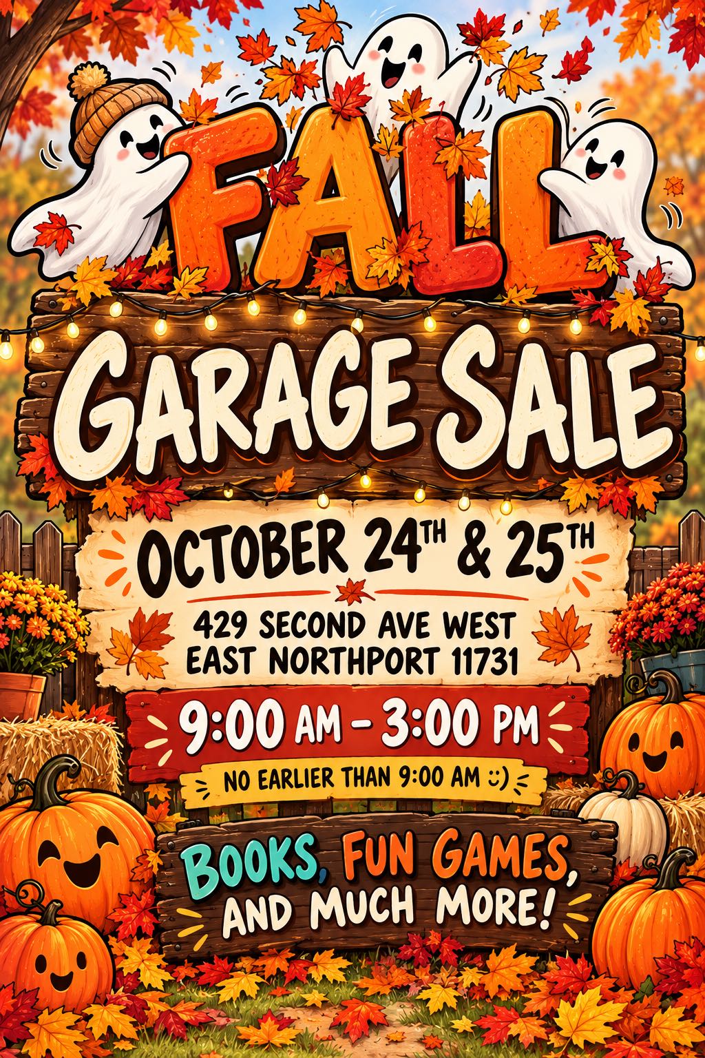 Fall Garage Sale cover