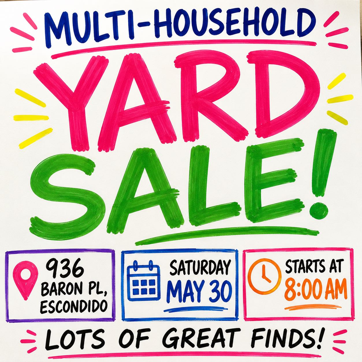 Yard Sale