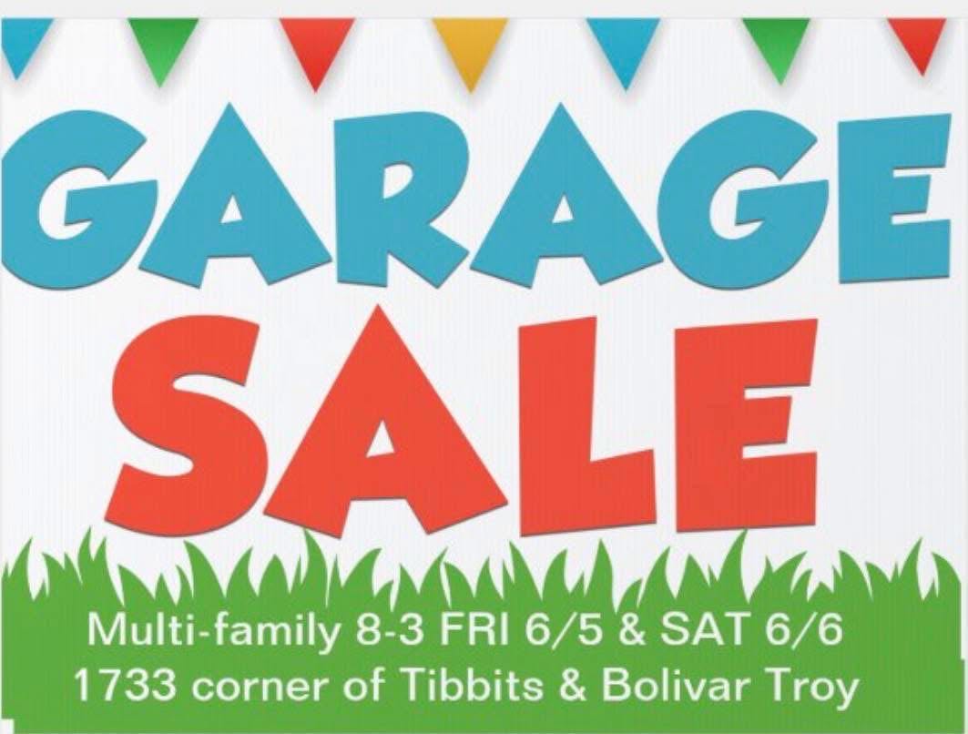 Multi-family garage sale photo