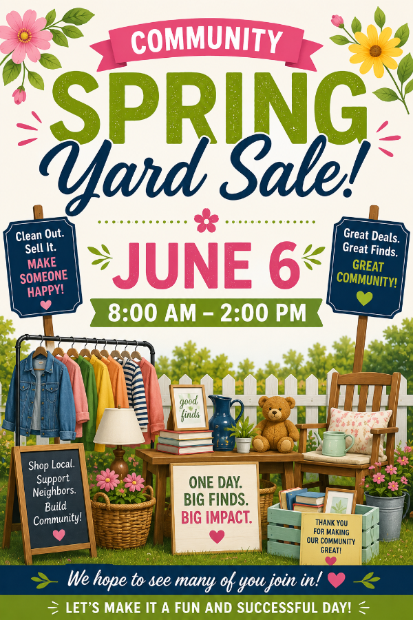 Community yard sale photo