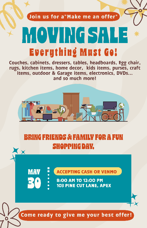 Moving Sale photo