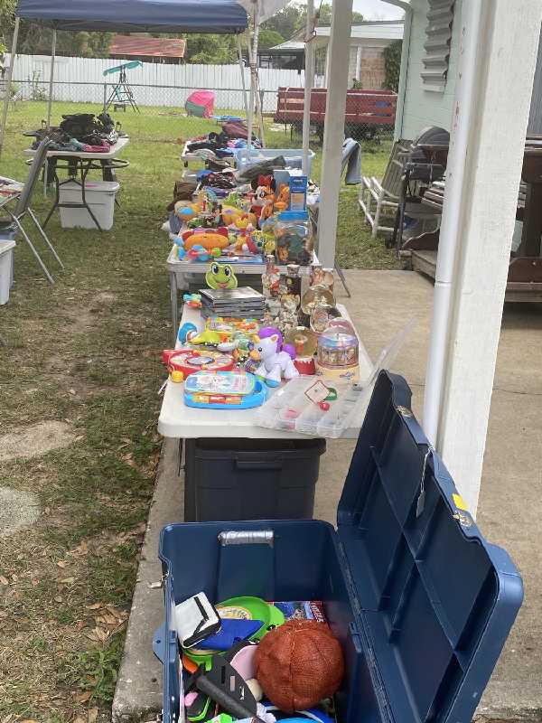 huge yard sale last one of the season over 20 tables of tools and quality items don't miss this one photo