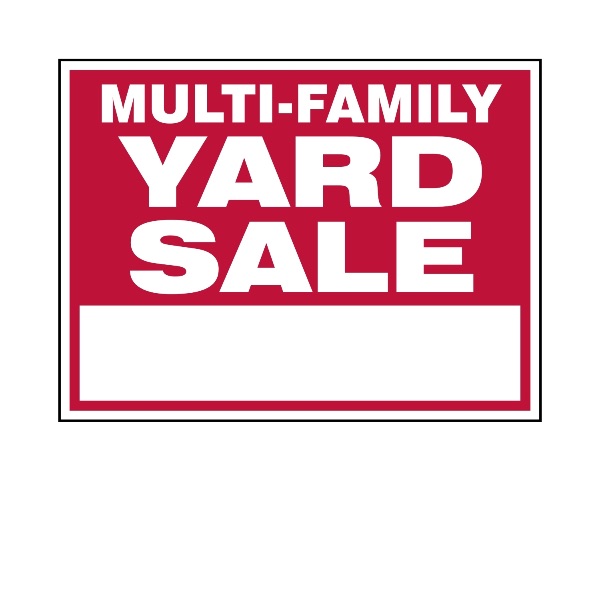 Multi-Family Yard Sale- 4 Families in 1 Convenient Location FREE Stuff too! cover