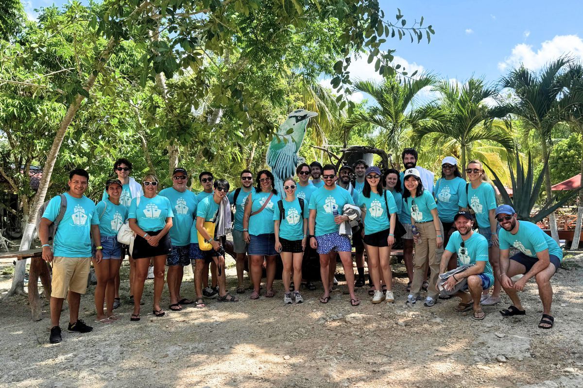 World map showing Cruisebound team locations