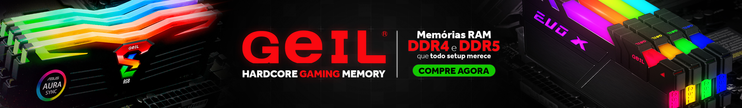 A linha de memórias Geil vai TURBINAR o seu setup!