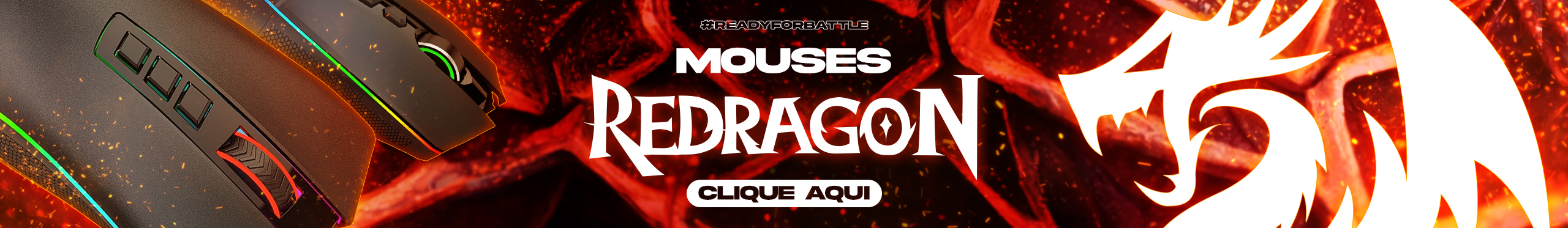 Mouses Redragon | Velocidade em todos os movimentos. Confira as ofertas!