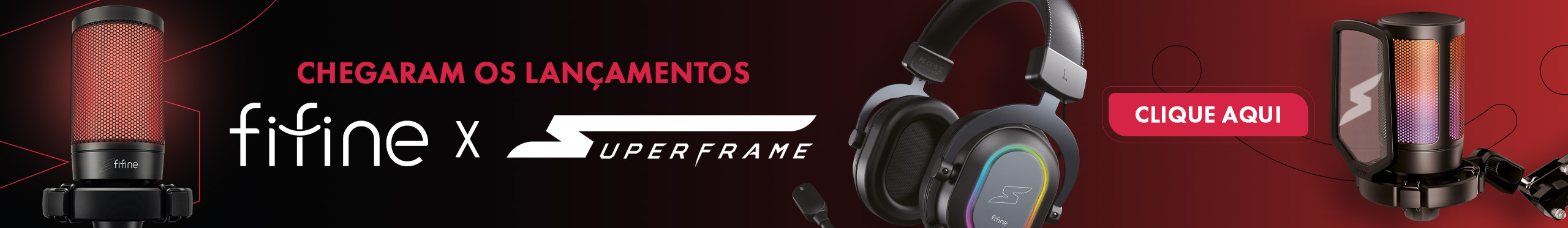 Eleve a sua Produção de Conteúdo com os produtos Fifine by SuperFrame!