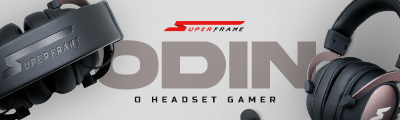 Headset SuperFrame ODIN - Uma verdadeira explosão sonora. Saiba mais!