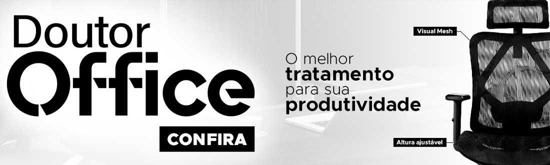 Cadeiras Dr. Office | Melhore sua produtividade. Vem ver!