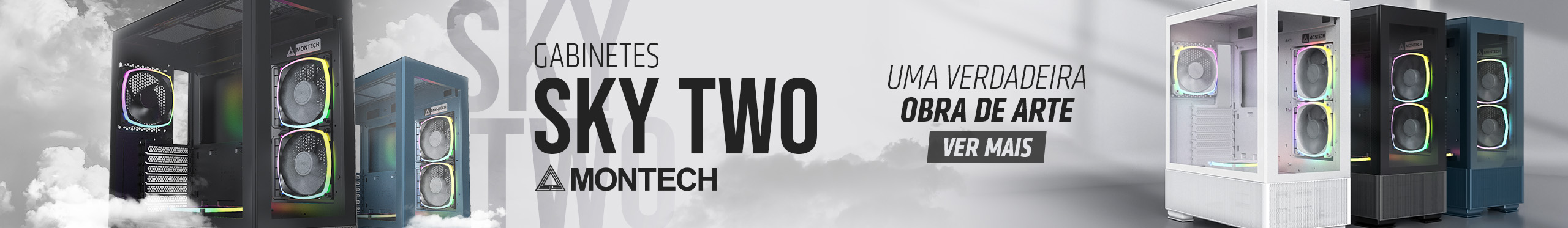 Gabinete SKY TWO| Seu setup com um estilo único. Clica!