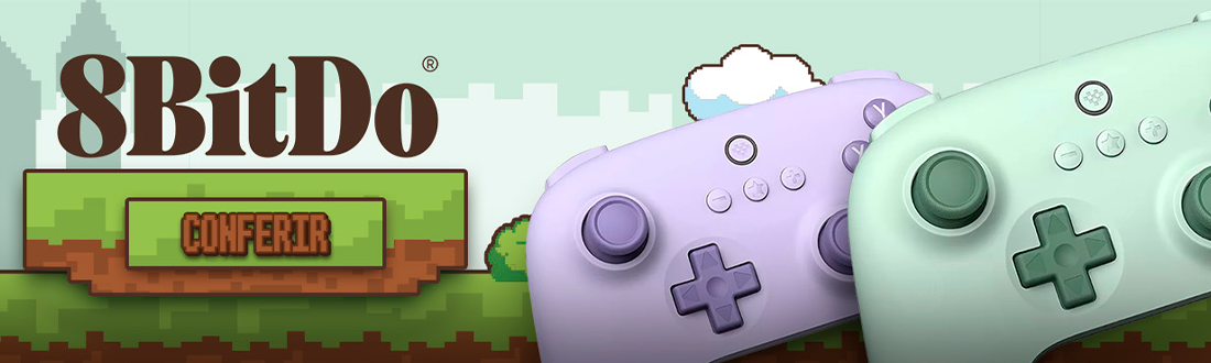 8BitDo | Jogue qualquer jogo, em qualquer lugar. Saiba mais!