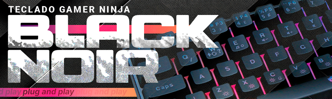 Teclado Black Noir | Precisão e excelência em cada tecla!