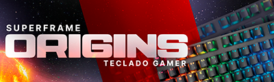 Teclado SuperFrame Origins | Precisão e excelência em cada tecla!