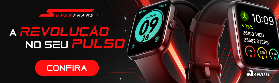 SmartWatch SuperFrame Smart 700 | Seu estilo de vida no próximo nível. Clica!