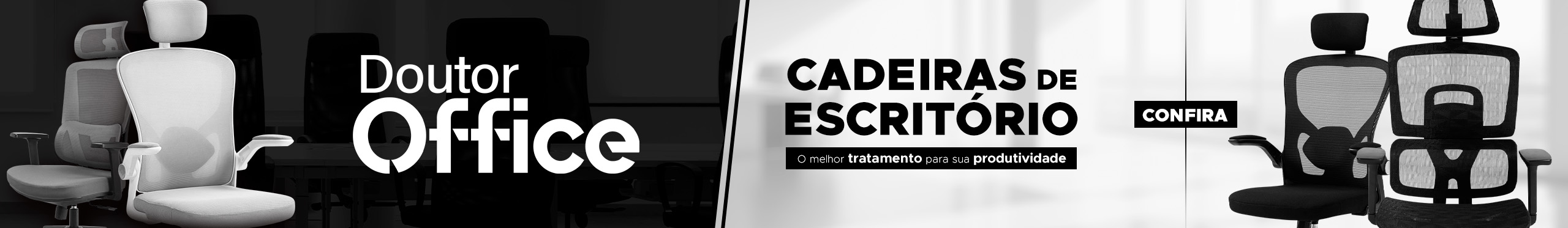 Cadeiras Dr. Office | Melhore sua produtividade. Vem ver!