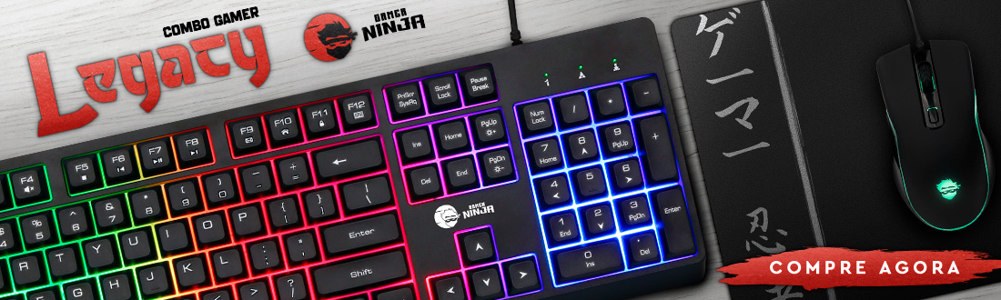 Combo Gamer Ninja Legacy | Imersão total no game. Confira!
