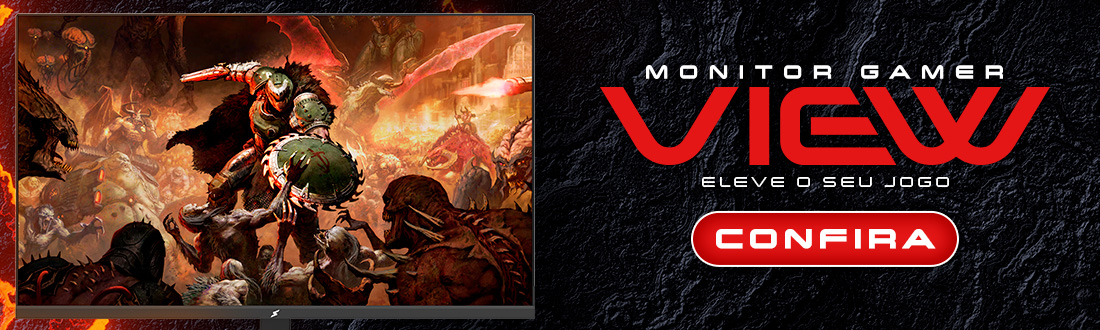 Monitor SuperFrame View 27 | Maior qualidade de imagem e imersão. Clica!
