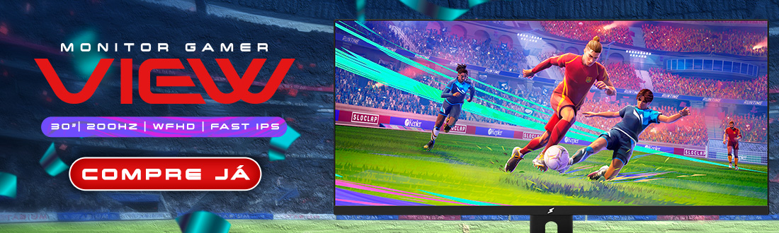 Monitor SuperFrame View 30 | Maior qualidade de imagem e imersão. Clica!