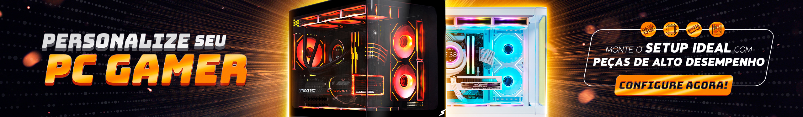 Personalize agora mesmo seu PC Gamer - Confira!