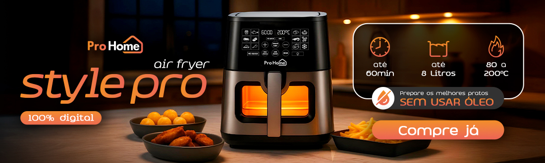 Air Fryer Style Pro | Cozinhe de Maneira Saudável. Clica!