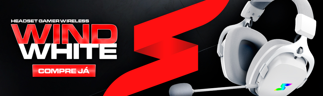 O Headset SuperFrame Wind White é uma verdadeira explosão sonora sem fio. Saiba mais!