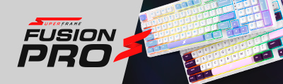 Teclados SuperFrame Fusion Pro | Excelência em cada tecla. Clica!