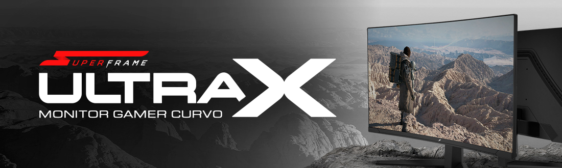 Monitor SuperFrame UltraX | Sinta a verdadeira imersão. Clica!