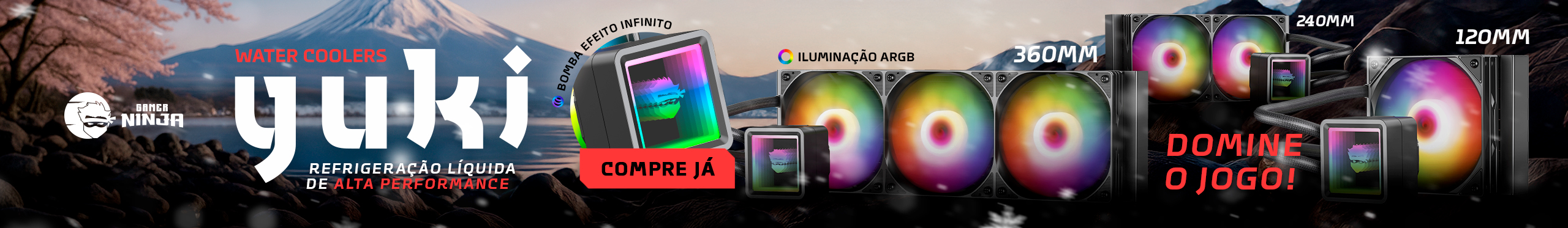 Water Cooler Yuki | Resfriamento de alta performance. Confira!