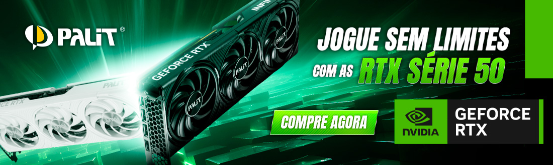 Placas de Vídeo Palit Nvidia Geforce Série 50 | Sinta o poder!